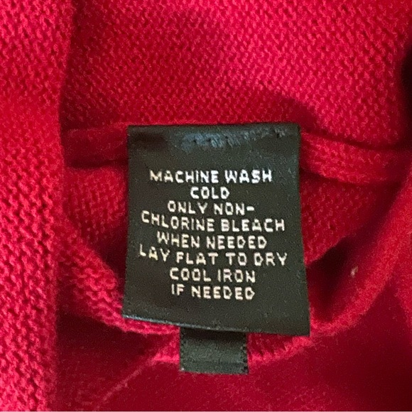 RALPH LAUREN VINTAGE CREST
COLOR-BLOCK QUARTER ZIP SWEATER - Picture 10 of 10